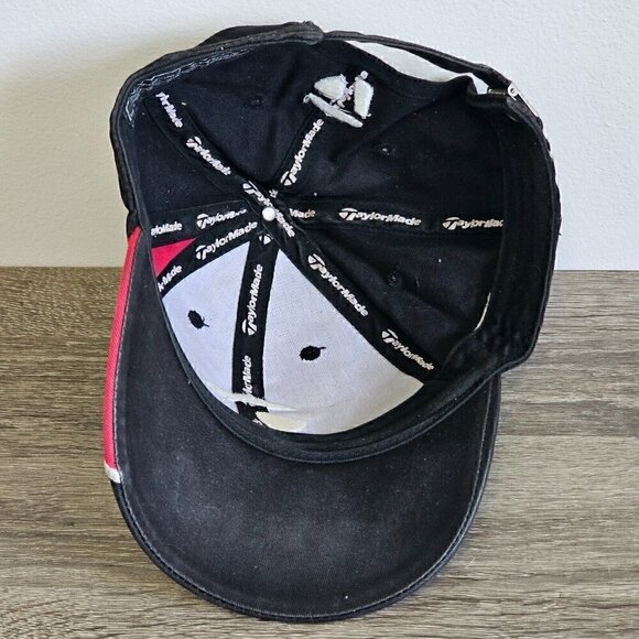 TaylorMade Taylor Made Burner Golf R7 Black Hat  Cap Adjustable Strap T-MAX Gear - Picture 10 of 16